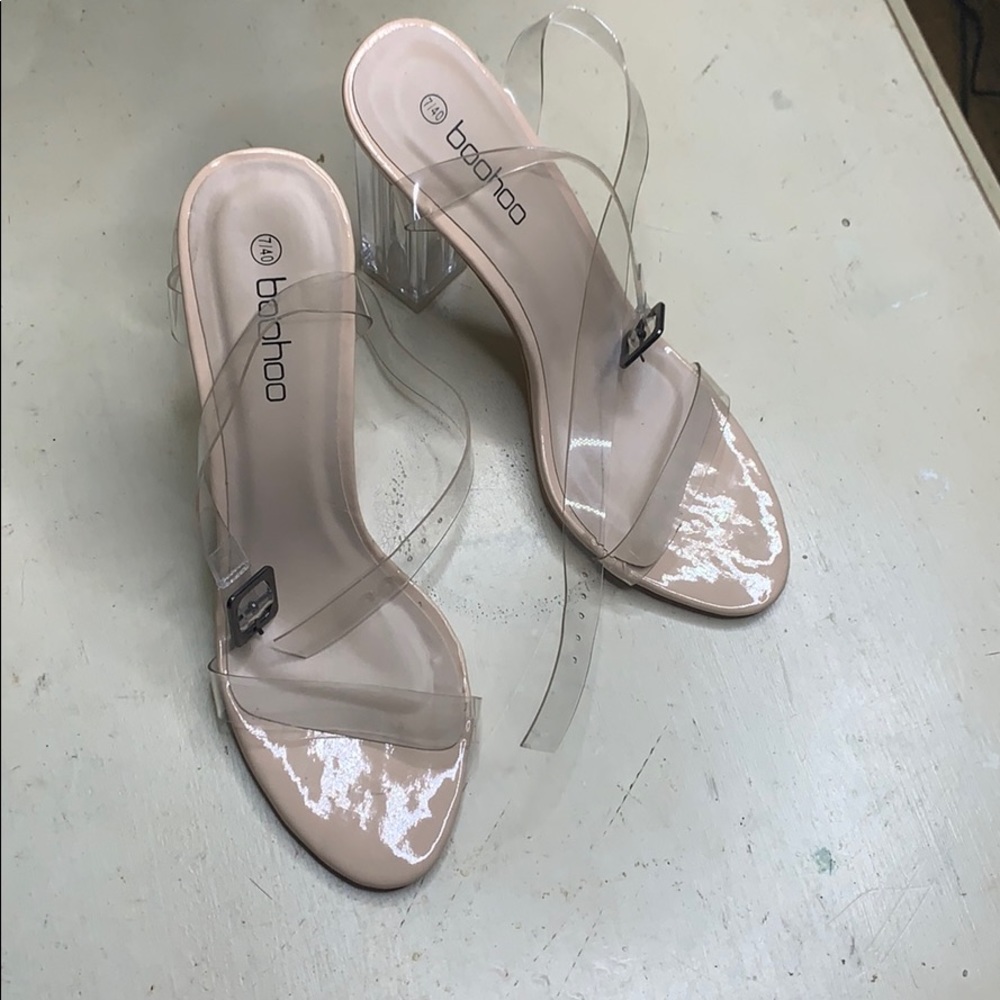 Clear strapped Heels!